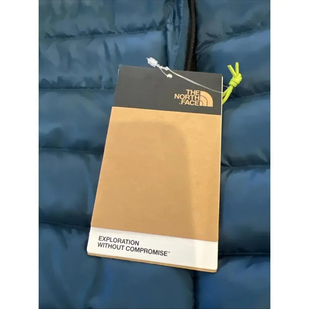 $180 The North Face Terra Peak Insulated Hiking Camping Vest Petrol Blue XL